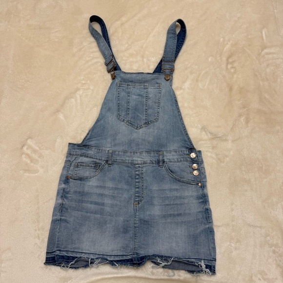 Dollhouse Light Blue Women’s Overalls Size 13 RN#114542 - Picture 1 of 4